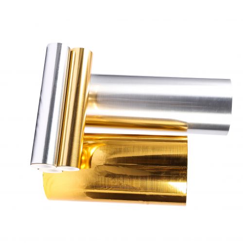 Gold PET brushed film YL017